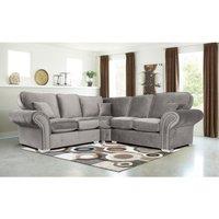 Oakana Luxury Plush Velvet 2 Corner 2 Sofa Silver, Silver