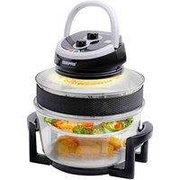 Geepas GHO34048UK 17L 1400W Turbo Halogen Oven - Black