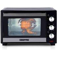 Geepas GO34049 25L 1600W Mini Oven And Grill - Black