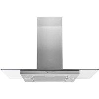 Hotpoint Uif 9.3F Lb X 60Cm Chimney Island Cooker Hood - Stainless Steel, Silver