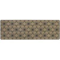 Jvl Elegance Runner Mat 50 X 150 Cm Stars, Cream