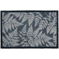 Jvl Mega Door Mat 50 X 75 Cm Fern, Grey