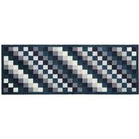 Jvl Mega Runner Mat 57 X 150 Cm Pixels, Blue