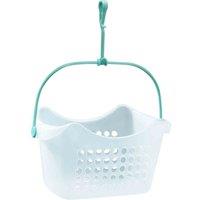 Jvl Plastic Peg Basket With 96 Prism Soft Touch Clip Pegs, Multi