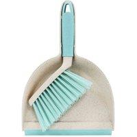 Jvl Anti-bac Mini Dustpan And Brush Set, Blue