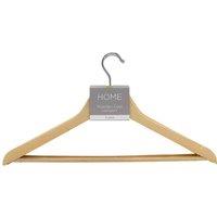 Home Set Of 3 Mixed Wooden Hangers, Brown