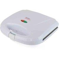 Lloytron KitchenPerfected 2 Slice Sandwich & Omelette Maker - White, White