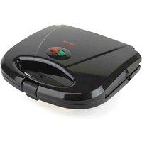 Lloytron KitchenPerfected 2 Slice Sandwich & Omelette Maker - Black, Black