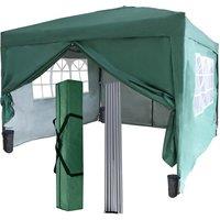 Birchtree 3X3M Pop Up Waterproof Gazebo - Green, Green