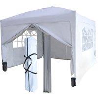Birchtree 3x3M Waterproof Pop Up Gazebo - White, White