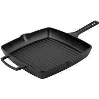 Nadiya X Prestige Cast Iron Square Grill 27Cm, Black