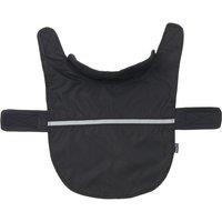 Bunty Dog Sherpa Fleece Raincoat - XX-Large, Black