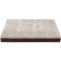 Bunty Ultra Soft Fur Washable Dog Pet Mattress - Brown - Medium, Brown