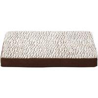 Bunty Ultra Soft Fur Washable Dog Pet Mattress - Brown - Small, Brown
