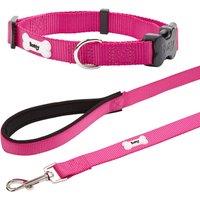 Bunty Middlewood Collar and Middlewood Lead in Pink - Small, Pink