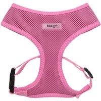 Bunty Soft Mesh Adjustable Dog Harness with Rope Lead - Pink - X-Large, Pink