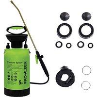 Pro-kleen 5L Garden Pressure Pump Sprayer w/ Lance - Green, Green