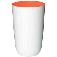 Pantone-melamine Cup - Tangerine Tango, White