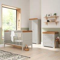 Tutti Bambini Rio 3 Piece Room Set Dove Grey Oak, Grey