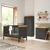 Tutti Bambini Rio 3Pc Room Set Slate Oak, Grey