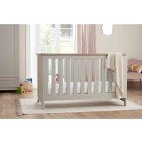 Tutti Bambini Verona Cot Bed Dove Grey Oak, Grey