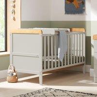 Tutti Bambini Rio Cot Bed With Cot Top Changer & Mattress Dove Grey Oak, Grey