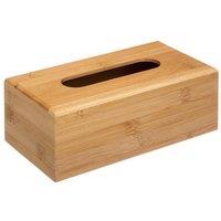 Bamboo Tissue Box, Brown