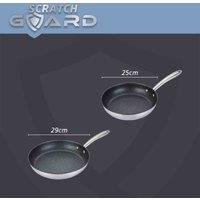 Prestige Scratch Guard S/Steel Induction 2pk Frying Pan Set, Silver