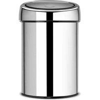 Brabantia Touch Bin 3L - Brilliant Steel, Silver