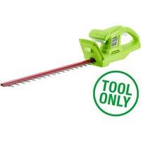 Greenworks 24v Cordless Hedge Trimmer (Tool Only), Green