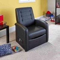 X Rocker Premier Junior 2.1 Ottoman Gaming Chair, Black