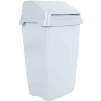 Wham Everyday 50L Lift Top Bin Grey, Grey