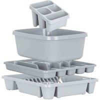 Wham Everyday 4 Piece Kitchen Set Grey, Grey