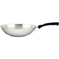 Tramontina Stainless Steel Wok 28Cm 3.3L , Silver