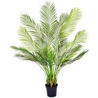 Greenbrokers Artificial Areaca Palm Tree 150Cm 5Ft, Green