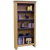 Techstyle Manhattan 343 CD Media Storage Shelves Beech, Brown