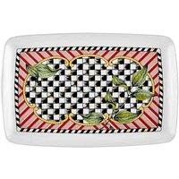 Rozi Jardin Collection Rectangular Serving Platter, Multi