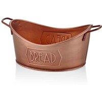 Rozi Bread Basket - Copper, Brown