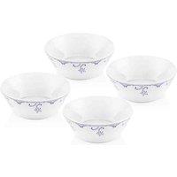 Rozi Set Of 4 Marvy Collection Bowls, Blue