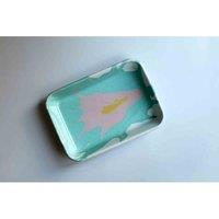 Rozi Unique Collection Enamel Rectangular Large Roasting And Serving Dish, Multi