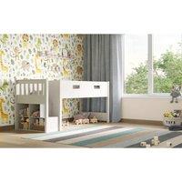 Flair Furniture Flair Charlie Midsleeper Frame White, White