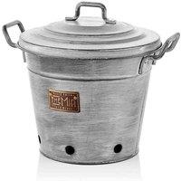 Rozi Stone Collection Potato And Onion Bin, Grey