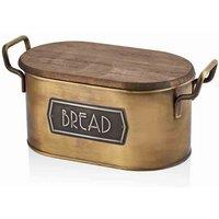 Rozi Bread Bin - Gold, Gold
