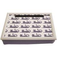 Interiors By Ph Black Cat Lap Tray, Black