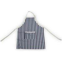 Interiors By Ph Stripe Apron, Black