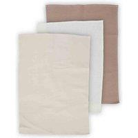 Interiors By Ph Set Of Three Waffle Tea Towels, Cream