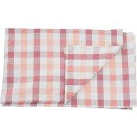 Interiors By Ph Toasted Fabric Tablecloth - Almond And Coral, Multi