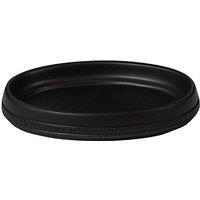 Showerdrape Strata Black Resin Soap Dish, Black