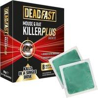 Deadfast Mouse And Rat Killer Plus Rodent Control Poison 8 Sachets
