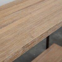 Crossland Grove Whitehill Display Table TV Console Medium, Brown